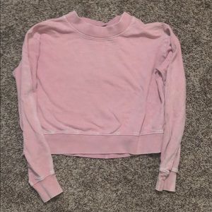 Pink Vanillastar cropped sweater.